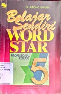 Belajar sendiri wors star professional release 5