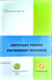 Sertifikasi profesi pustakawan indonesia