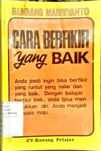 Cara Berpikir yang baik