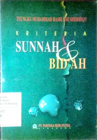 Kriteria sunnah dan bid'ah