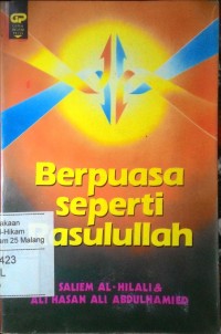 Berpuasa seperti Rasulullah