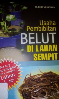 Usaha pembibitan belut di lahan sempit