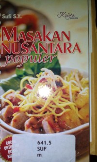 Masakan nusantara populer