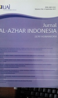 Jurnal Al-Azhar Indonesia; seri humaniora