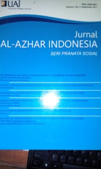 Jurnal al-Azhar Indonesia; seri pranata sosial