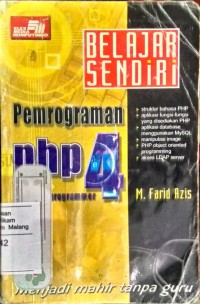 Belajar sendiri pemograman PHP 4