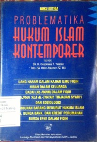 Problematika hukum Islam kontemporer