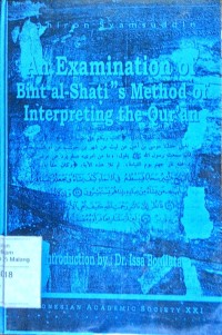 An examination of Bint al-Shati's method of interpreting the Qur'an