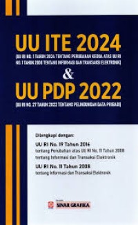 UU ITE 2024 & UU PDP 2022