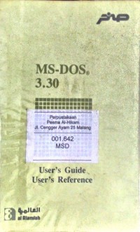 MS-DOS.3.30: user's guide user's reference